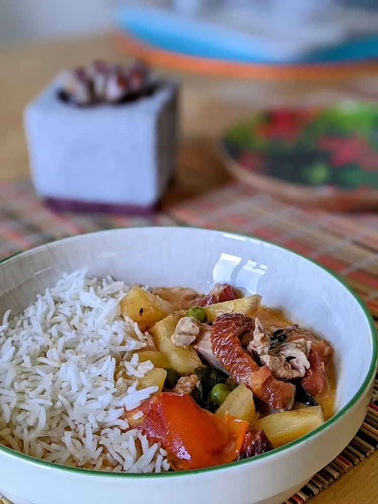 Duck Curry with Rice